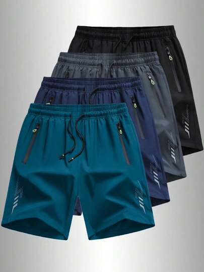 Pantalones cortos de entrenamiento de alto rendimiento para hombres - Flexibles y ligeros para entrenamientos deportivos
