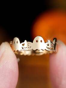 1pc Luxury Colorful Water Drop Stone Ring, Silver Color Multi-Color Claw Set Colorful Cubic Zirconia, Daily Jewelry Gift For Girls - ring - View 9