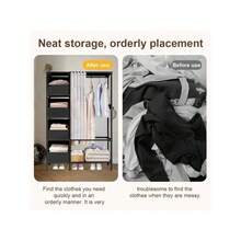 Heavy Duty Metal Clothes Rail Storage Garment Shelf Hanging Rack Display Stand - Black - View 9