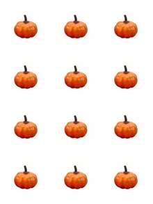 10/4pcs/Halloween Autumn Decoration Pumpkin Props Black White Yellow Pink Multicolor Selection Simulated Pumpkin Decoration Is Suitable For Courtyard Indoor Table Decoration Halloween Autumn Festival Decoration Supplies Home Decor Halloween Decor Room Decor - Yellow - View 9