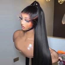 bling hair 180% Density Straight Human Hair 6x4 7x5 9x6 5x5 Wear And Go Glueless Wigs Human Hair Pre Plucked Pre Cut For Beginners 6x4 Lace Closure Wigs Straight 13x4 13x6 Lace Front Wigs Human Hair No Glue Pre Cut 3 Seconds To Wear Glueless Wigs Brazilian Straight Human Hair Wigs Natural Black Everyday Party Use Needed Long Black Wig Versatile Hairpiece Sleek Hairstyle Realistic Hairpiece Beauty Accessory Beginner Friendly For Sports, Vacation, Halloween, Christmas, Festivals, Proms, Outdoor, Cosplay, Campus, School, Beach, Wedding, Camping, Holiday, Summer Outfits, Charming, Elegant, Casual, Y2K Fashion, SS25 Styles, For Daily Use - Natural Black - Xem 4