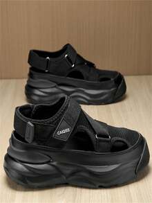 Sandali per tutto l'anno per il ritorno a scuola, sandali per adolescenti per tutte le stagioni, scarpe slip-on, traspiranti e confortevoli, suola spessa e morbida