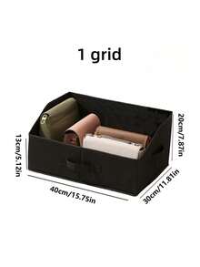 1pc Portable Divided Storage Box, Desktop Organizer, Large Opening Drawer-Style Clothing Storage Box For Wardrobe, Underwear And Clothing Divider Storage Box,Bedroom Room Decor,Back To School - Multicolor - View 14
