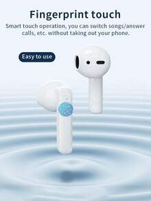 Lenovo 联想 TC3302 黑色真无线蓝牙耳机，半入耳式舒适，蓝牙 5.3 游戏、运动和音乐耳机，兼容苹果、华为和小米手机 - 寶藍色 - 查看 6