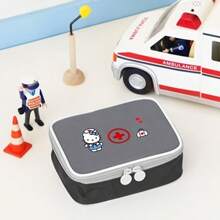 Sanrio Hello Kitty Cartoon Printed Travel Storage Bag, Love Emergency Rescue Bag, Small Medicine Package, Epidemic Prevention Bag, Korean Style Storage Medical Bag Travel Essentials For Holiday Vacation Back To School Stuff Medicine Organizer Emergency Bag For School Emergency Kit Medicine Bag Pill Box Medicine Storage Bag For Travel For Outdoor Portable First Aid Bag