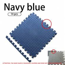 14 tấm thảm xốp vuông trải sàn, thảm xốp trắng có thể nối 30 * 30cm/11,81 * 11,81 inch, gạch xốp EVA đa chức năng, thảm tập thể dục trong nhà, tấm lót chống trượt dày, chịu áp lực, mật độ cao, cắt tự do và tấm lót đàn hồi tăng cường, tấm lót chống va đập và giảm tiếng ồn cần thiết trong khu vực dụng cụ thể thao, tấm lót chống sốc lắp ráp trong phòng tập thể dục tại nhà - Nhiều màu - Xem 17