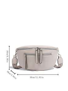 时尚都市旅行简约紧凑优雅斜挎腰包