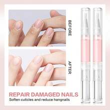 Nail Growth Oil, Nail Strengthener, Cuticle Oil For Nails, Moisturize Strengthen Nail Care Oil, Finger Edge Manicure Nourishing Pen, Anti-Hangbnail Removal, Nail Skin Edge Care
