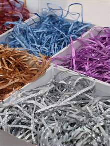 1. Packaging, 10/20/30g Shiny Golden Onion Thread Rush Grass Gift Box Filling, Creative Fill Grass, Suitable For Birthday, Wedding And Bridesmaid Gifts, Shockproof Packaging, Craft Crushed Rush Grass Fill Thread, Easter Gift, Birthday Party Decoration, Better Fluffy Effect When Filling By Rubbing