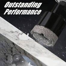 1 pieza Juego de brocas de corona de diamante con rosca M14 para perforar porcelana, azulejos, granito y mármol, herramientas de sierra de agujero seco al vacío