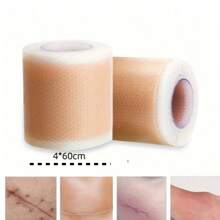 热销硅胶疤痕膜隐形贴片、硅胶胶带和胶带，用于遮盖疤痕、手术、增生、产后和烧伤疤痕 -1 卷