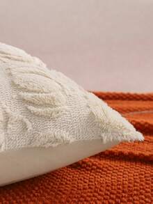 1 pieza Funda de almohada decorativa de peluche con diseño de calabaza de Halloween, decoración de otoño y acción de gracias para sala de estar, dormitorio y fiesta - Albaricoque - Ver 5