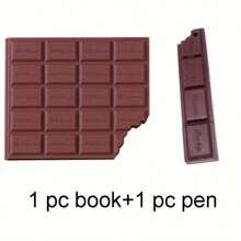 1/3/10pcs Chocolate Black Refill Ballpoint Pens, Cartoon Realistic Food Writing Pens, Learning Stationery, Cute Wearable Pendant Ballpoint Pens,For School Supplies,Back To School