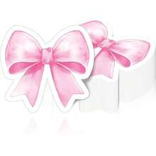 30pcs Pink Bow Napkins Bow Themed Party Decorations Bow Knot Guest Towel Disposable Hand Napkins For Baby Bridal Shower Bachelorette Engagement Wedding Tea Birthday Party Supplies Table Decor - Pink - View 8