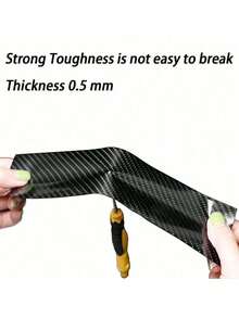 1/3/10M 碳纤维乙烯基包装（无空气释放）、防水汽车装饰贴花、多用途粘性防刮保护膜、车辆内外装饰膜、更酷的 DIY 粘贴