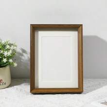 إطار صورة مكتبي ثلاثي الأبعاد، لتجميل ذكرياتك، هدية للأصدقاء، عيد الزواج، مناسب لعرض المكتب، هدية عيد الحب، إطار صور للأزواج - قهوة بني - مشاهدة 10