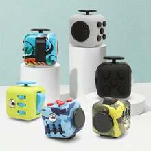 1pc Solid Color Finger Pressure Relief Dice, Used To Release Stress And Anxiety, Relieve Adult Pressure, Anti-Stress Finger Toy, Finger Toy, Adult Finger Toy, Finger Toy, Finger, Finger - Multicolor - View 5