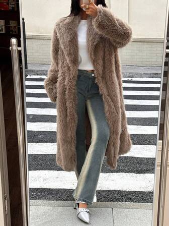SHEIN ファーコート SHEIN ファーコート - メルカリ