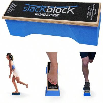 S-SlackBlock Athletic Balance Trainer Improve Balance Stability And Athletic Performance Condition Your Body And Prevent Injury Compact And Portable