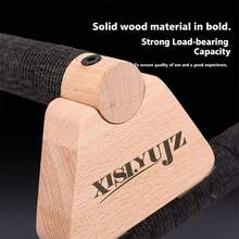 双杠 - 用于倒立训练、俯卧撑训练和徒手健身的木制健身器材 - 男士倒立块和俯卧撑把手 - 彩色 - 查看 3