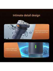 PHILIPS ماكينة حلاقة كهربائية S1886 برؤوس عائمة ثلاثية الأبعاد، حلاقة مريحة وسلسة، حلاقة سريعة قريبة من الجلد، حلاقة رطبة وجافة، غسيل كامل للجسم، تشغيل سهل، نظام قطع Windchi، غطاء شفرة مشطوف مدور، فولاذ أوروبي مستورد مقاوم للتآكل، مقاوم للماء IPX7، أزرق