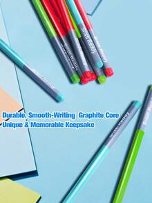 Bộ 10 bút chì in tên theo yêu cầu, bút chì màu cá nhân hóa, phù hợp cho học sinh tiểu học, có thể dùng làm quà tặng học tập và thi cử cho giáo viên, quà tặng tựu trường cho học sinh, quà tặng tiệc tùng, quà sinh nhật, quà tặng doanh nghiệp, quà tặng phù dâu, bút chì tùy chỉnh trang nhã. - Nhiều màu - Xem 2