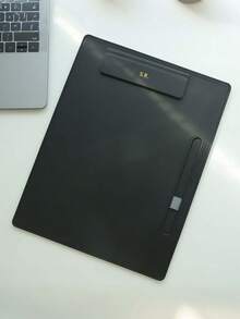 لوحة الكتابة المخصصة - حامل مستندات A4 شخصي مع فتحة قلم ، ملف مؤتمر تنفيذي ، أحرف ذهبية محفورة مخصصة ، من مادة TPU ، منظم دفتر أعمال للمكتب والمدرسة ، تنظيم المكتب | ملف أبيض أنيق | لوحة كتابة قوية ، لوحات كتابة للمدرسة