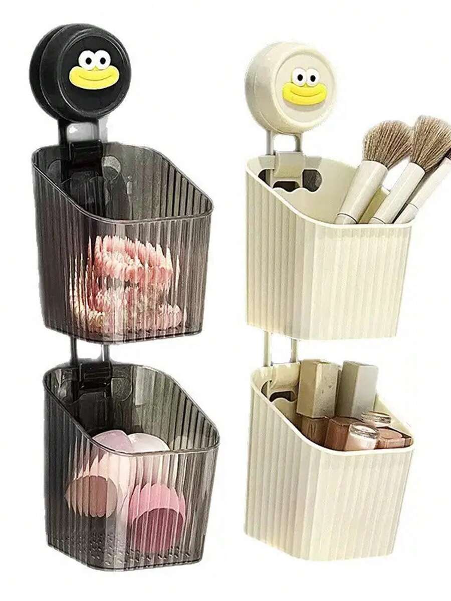 Caja de almacenamiento para cebolla, jengibre y ajo, organizador de cocina, a prueba de agua y polvo, sin necesidad de perforar, con adhesivo resistente, cesta de almacenamiento de cocina ahorradora de espacio, decoración del hogar, almacenamiento para fiestas y Navidad