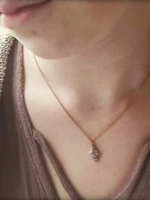 1pc Western Vintage French Style Minimalist Fashionable Luxurious Elegant High-End Natural Freshwater Pearl Cross Titanium Steel Necklace, Gold Jewelry For Women, Suitable For Daily, Date, Party, Evening, Vacation, Gift For Family, Friends, Mother, Wife, Couple, Friendship, Love, Christmas, Exquisite Packaging