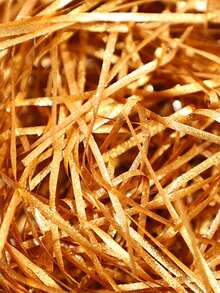 1. Packaging, 10/20/30g Shiny Golden Onion Thread Rush Grass Gift Box Filling, Creative Fill Grass, Suitable For Birthday, Wedding And Bridesmaid Gifts, Shockproof Packaging, Craft Crushed Rush Grass Fill Thread, Easter Gift, Birthday Party Decoration, Better Fluffy Effect When Filling By Rubbing