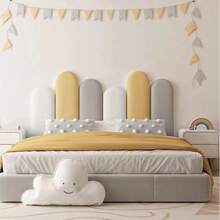 1pc 3cm/1.18in Thick & High Elastic Baby Wall Guard, Widened Solid Color Foam, Self-Adhesive Waterproof, Rounded Edge Arc Design Anti-Collision, All-Purpose Corner & Edge Protector For Nursery, Suitable For Daily Use