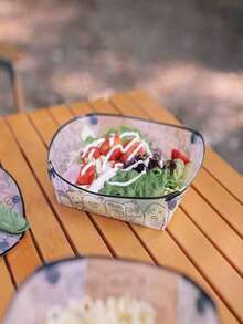 Juego plegable de tazón, taza y plato, para uso en exteriores, vajilla plegable portátil, adecuado para camping, reuniones familiares, viajes de negocios, que satisface fácilmente las necesidades de toda la familia