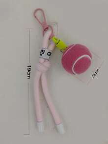 Handmade Woven Tennis Ball Bohemian Polyester Colorful Keychain, Backpack, Phone Charm, Clothing Accessory, Bookbag Lanyard, Holiday Small Halloween Accessories Teachers Day Christmas Gift Ideas Bag Accessories Lanyards With Id Holder Car Accessories Bag Charms