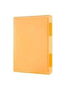 Caja de archivo de plástico transparente, caja de almacenamiento portátil y resistente al agua de varias capas, adecuada para oficina, escuela y uso doméstico - Almacenamiento de archivos de doble cara con etiquetas temáticas (rosa, naranja, verde, azul), organizador de almacenamiento