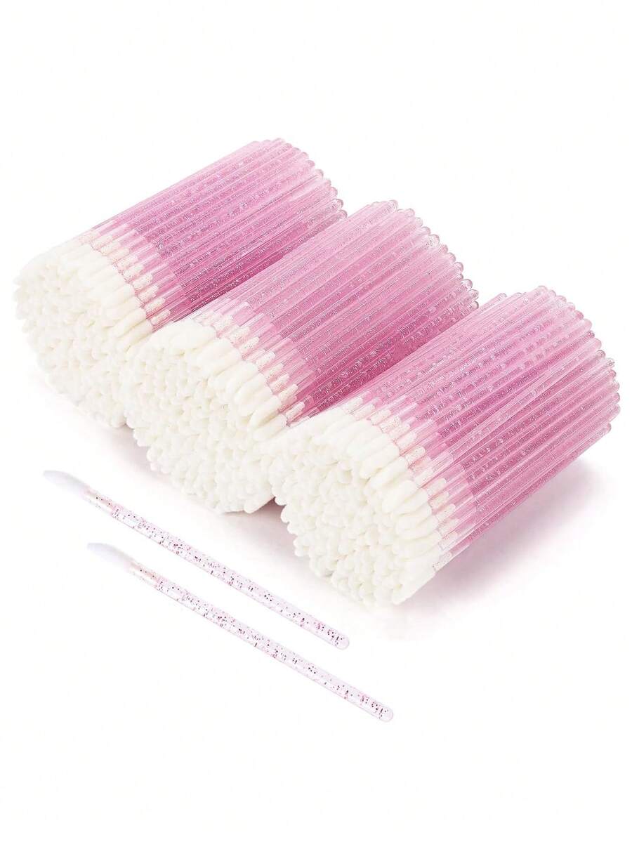 200支装、100支装、50支装，一次性唇膏，唇膏涂抹器，唇彩棒，无绒化妆刷，美妆工具，赠品