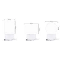 لوحة ذاكرة ثلاثية الأبعاد من الأكريليك مع إضاءة ليلية LED، لوحة كتابة قابلة للمسح بالطباشير مع قلم تحديد، هدية عيد الميلاد