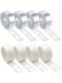 3 Rolls Of Balloon Adhesive, Daily Multi-Purpose Detachable Adhesive Sticker, Used For Balloon Fixation, Birthday Party, Wedding Balloon Pasting Ceiling Background Wall - Clear - View 16