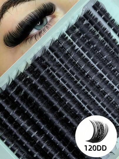 280 pièces Cils épais 120 DD Boucle Floue Grappes de cils Volume dramatique 10-16 mm Grappes de cils pour débutants, Grappes de cils, Cils individuels, Cils, Faux cils