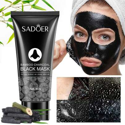 Blackhead Remover Mask, Activated Charcoal Peel Off Face Mask, Blackhead Remover For Oil Skin, Deep Cleansing For Face Nose Blackhead , For All Skin Types