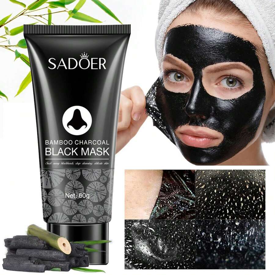 Blackhead Remover Mask, Activated Charcoal Peel Off Face Mask, Blackhead Remover For Oil Skin, Deep Cleansing For Face Nose Blackhead , For All Skin Types