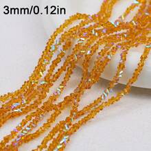 3mm/120.9pcs Colorful Faceted Artificial Crystal Triangle Beads, Suitable For DIY Jewelry Making, Bracelets, Necklaces, Phone Straps And Fashion Decorations - DIY - View 13