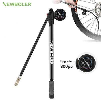 NEWBOLER 便携式高压300psi自行车气泵自行车前叉减震器气泵自行车配件