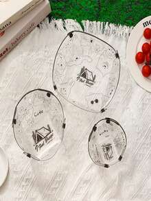 Juego plegable de tazón, taza y plato, para uso en exteriores, vajilla plegable portátil, adecuado para camping, reuniones familiares, viajes de negocios, que satisface fácilmente las necesidades de toda la familia