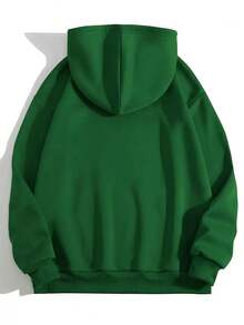 Sudadera con Capucha de Moda Casual para Hombre con Diseño de California 1994 - Amarillo Brillante, Manga Larga, Poliéster, con Bolsillo Frontal, Lavable a Máquina para Atuendo Casual, Sudadera Oversize - Verde Oscuro - Ver 2