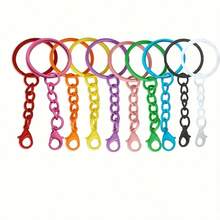 سلسلة مفاتيح من سبيكة الزنك متعددة الألوان مع مشبك سلحفاة - تميمة حرفية قوية، ديكورات للحقائب والحقائب الظهرية، خيارات ألوان زاهية، اكسسوارات حرفية، تصميم مشبك سلحفاة، نهاية مصقولة