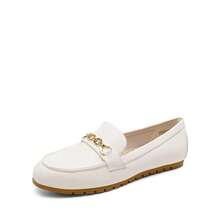 Women Loafers Shoes - White - View 3