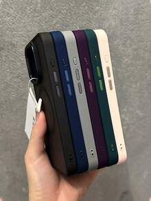 VOUVI 钻石镜片磨砂防震外壳适用于 17 16 15 14 13 12 11 Pro Max手机壳适用于17 Air 16 15 14 Plus手机配件高级男女手机壳 - 深藍色 - 查看 3