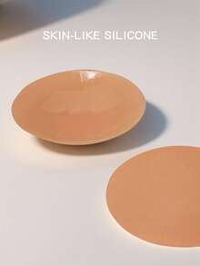 زوج من أغطية الحلمة السيليكونية غير المرئية للمقاسات الكبيرة، رقع الحلمة السيليكونية القابلة لإعادة الاستخدام للحفلات والمناسبات