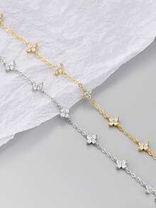 1pc Exquisite Summer Dopamine Rainbow Candy Starry Sky Zirconia Bracelet Ladies Jewelry For Women 925 Sterling Silver Elegant Minimalist Chain Bracelet Fine Jewelry Gift For Sisters Friendship