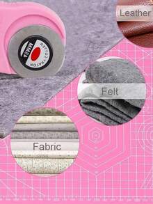 6 件旋转缝纫机切刀，带 5 个替换刀片，现代家用旋转切刀，符合人体工程学的手柄，滚动切刀，握感舒适，纺织品切割工具 - 无需组装，带锁定功能，45 毫米钢制圆形刀片，适用于织物、皮革、手工艺品、缝纫、绗缝、织物旋转切刀，适合左手和右手使用。 - 彩色 - 查看 4